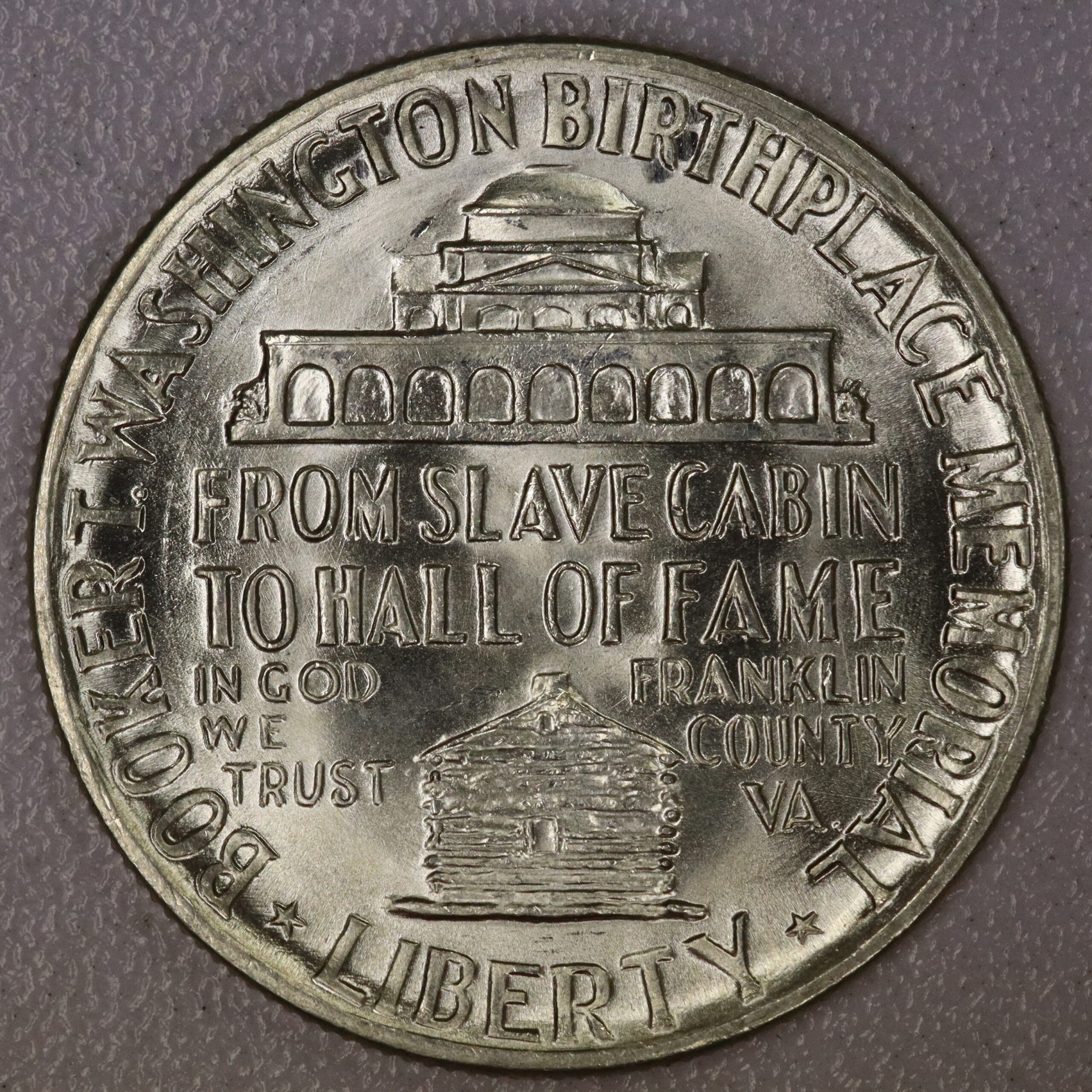 Auction- 1946 Booker T Washington Commemorative Half Dollar - Image 2