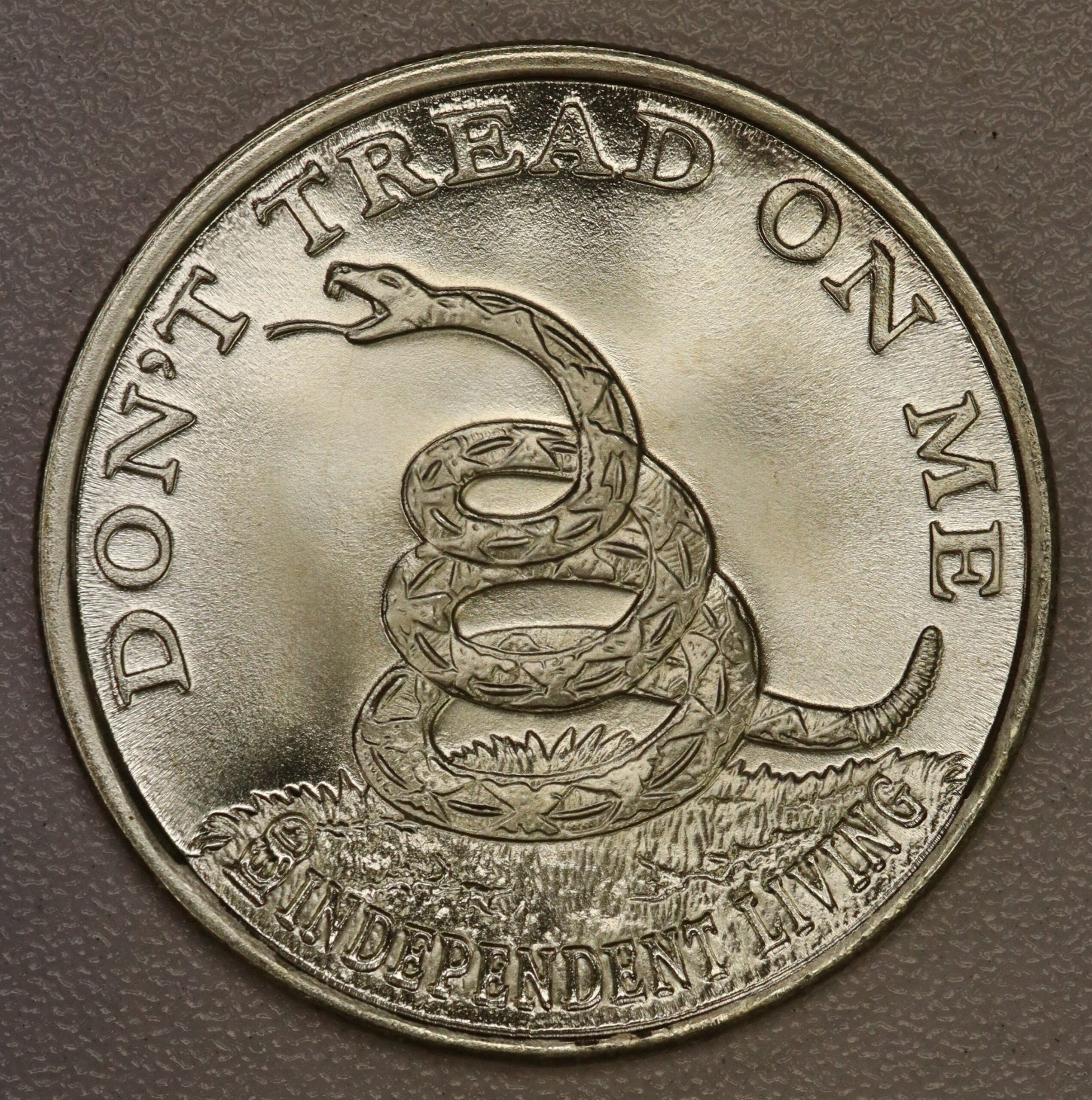 Auction- Don't Tread on Me 1 Oz .999 Silver