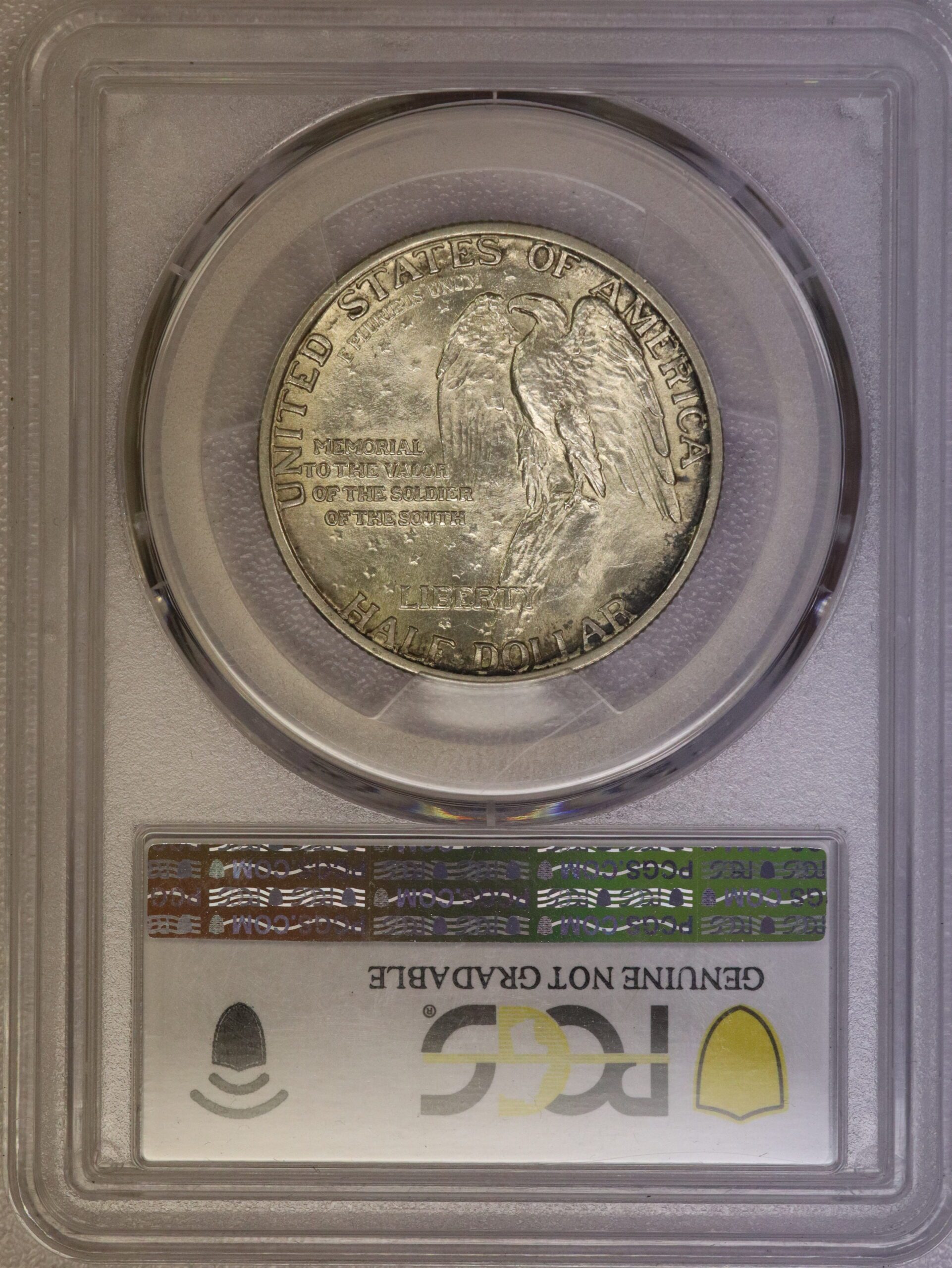 Auctions - 1925 Stone Mountain Half Dollar UNC Cleaned PCGS - Image 2