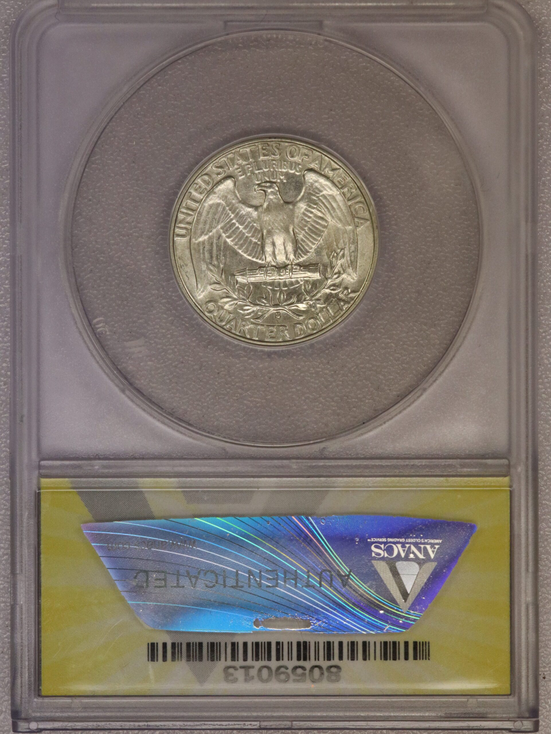 Auctions - 1932 S Washington Quarter AU58 Corroded Cleaned ANACS - Image 2