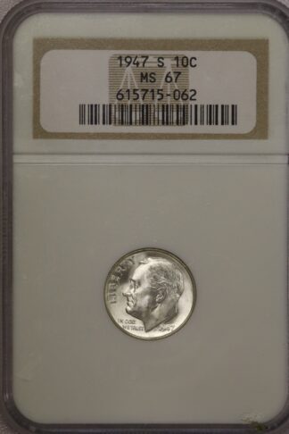 1947-S Roosevelt Dime NGC MS67