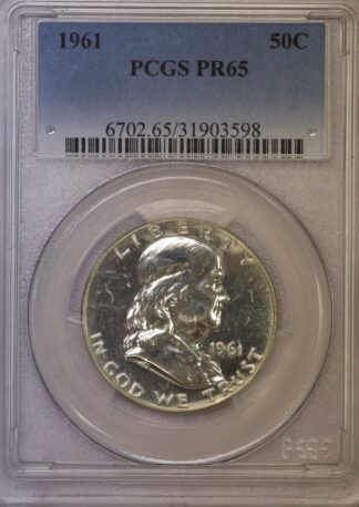 1961 Proof Franklin Half PCGS PR65