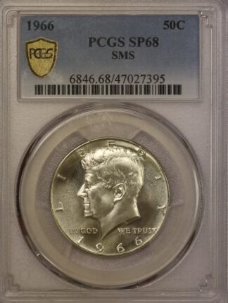 1966 SMS Kennedy Half Dollar PCGS SP68