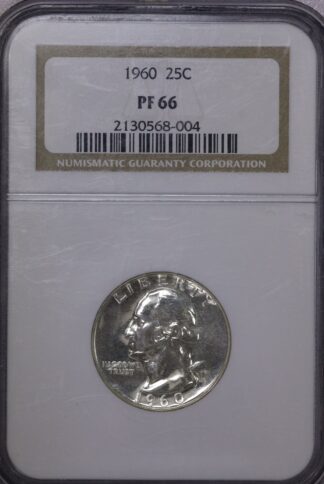 1960 Proof Washington Quarter NGC PF66