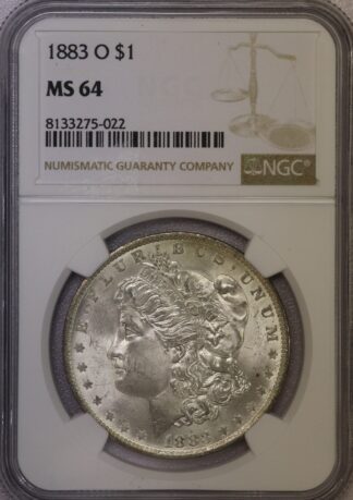 1883-O Morgan Dollar NGC MS64