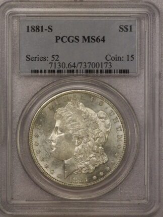 1881-S Morgan Dollar PCGS MS64