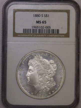 1880-S Morgan Dollar NGC MS65