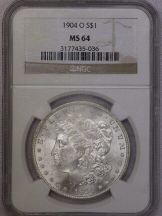 1904-O Morgan Dollar NGC MS64
