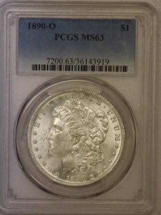 1890-O Morgan Dollar PCGS MS63