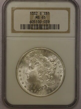 1882-S Morgan Dollar NGC MS65