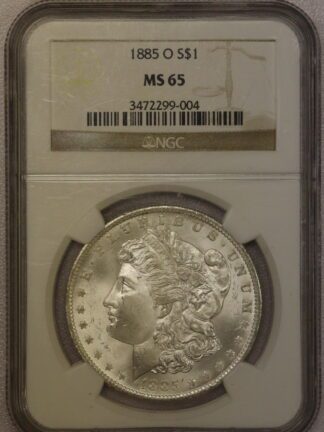 1885-O Morgan Dollar NGC MS65