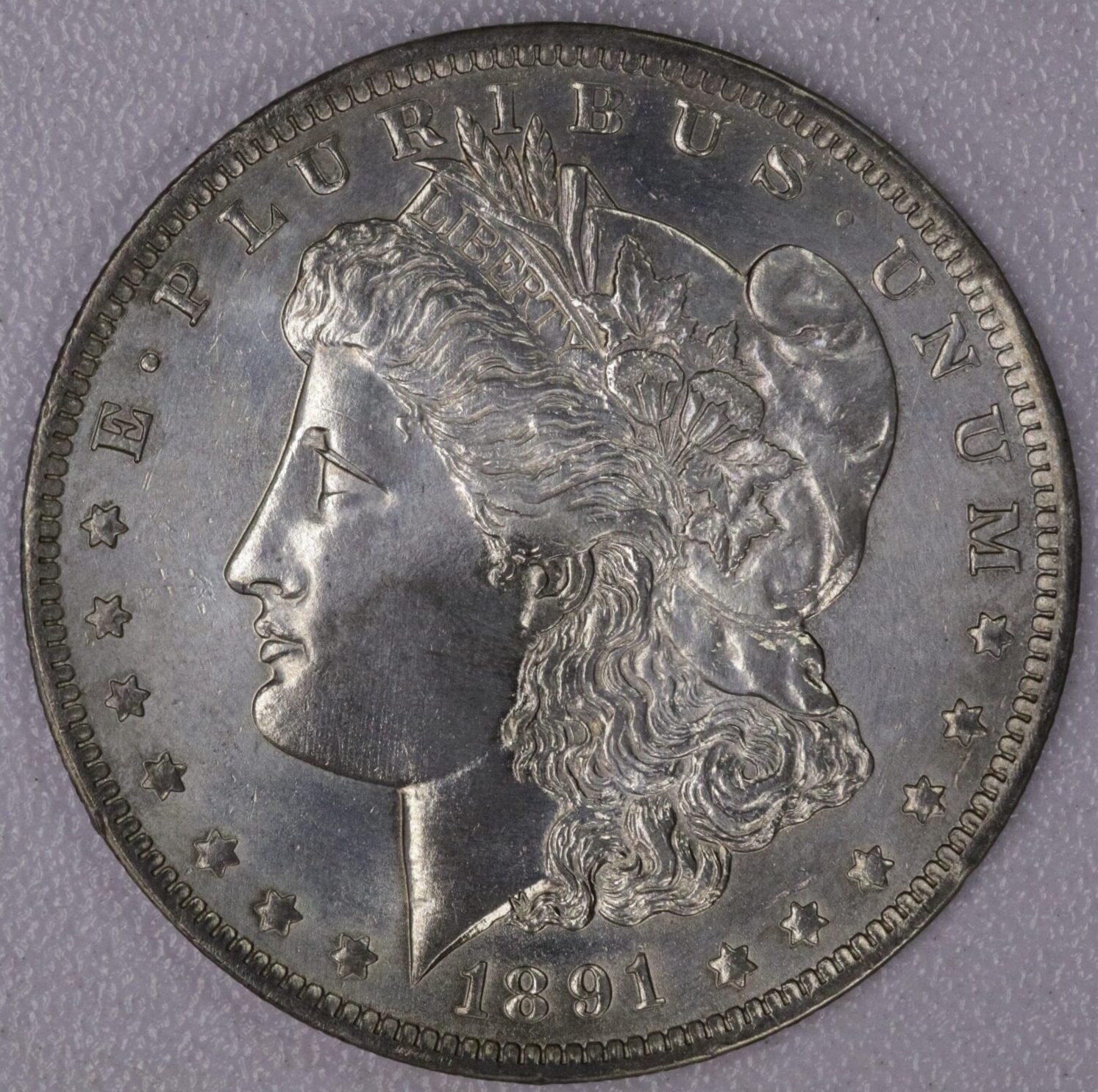AUCTION- 1891-O Morgan Silver Dollar Cleaned