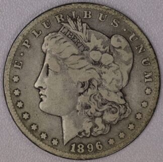 AUCTION- 1896-S Morgan Silver Dollar Circulated