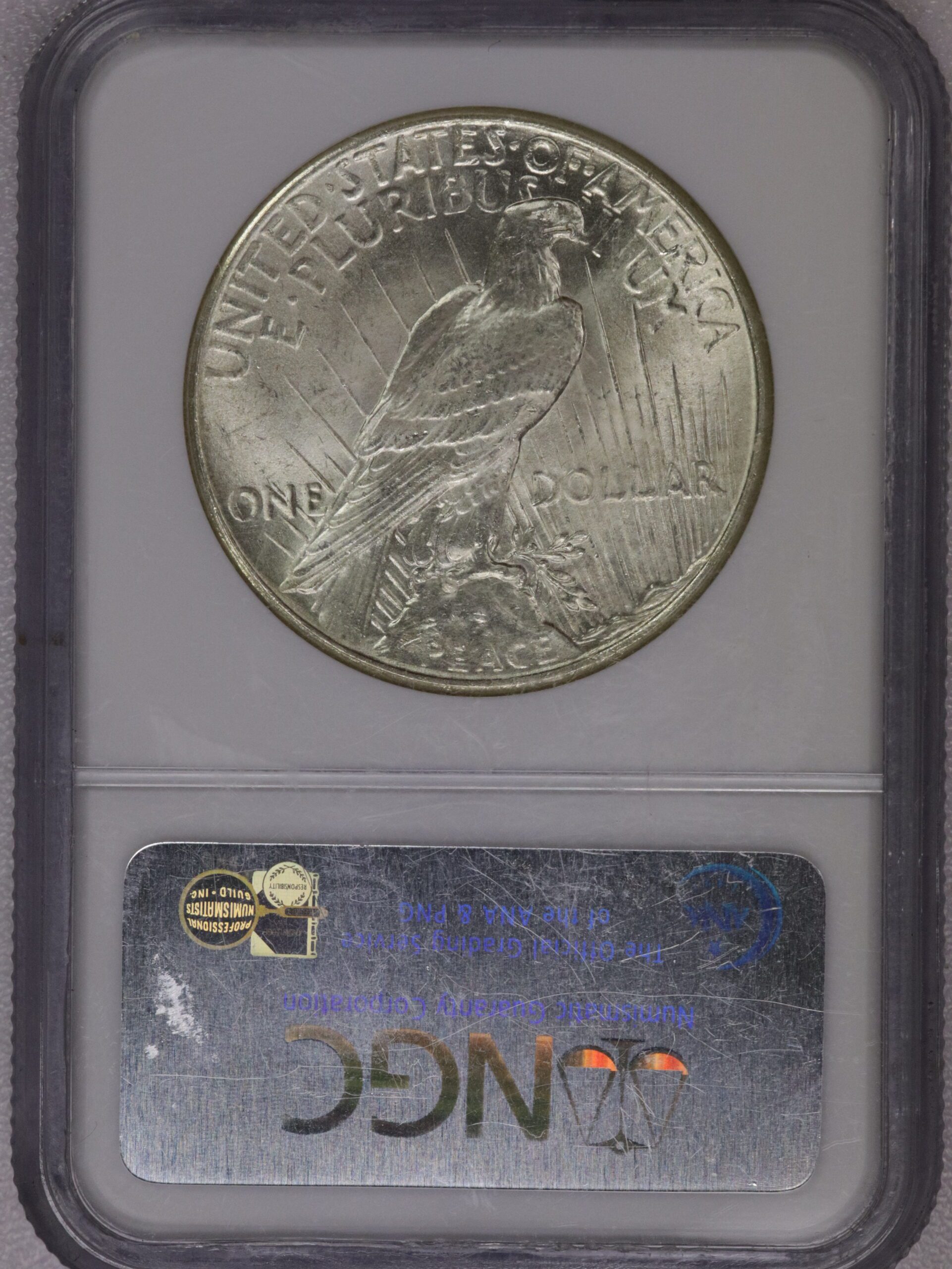 Auction - 1925 Peace Dollar MS64 NGC - Image 4