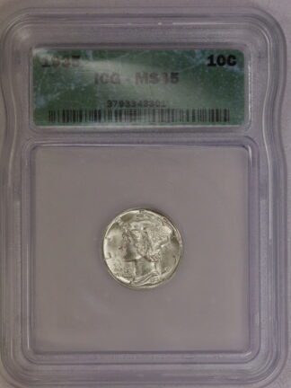1935 Mercury Dime ICG MS65