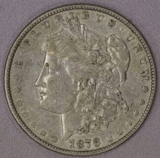 1878 Morgan Silver Dollar 7 Tail Feathers (Rev. of 1879) Cleaned