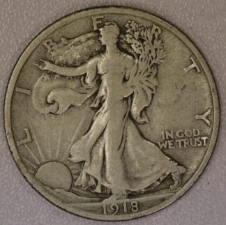 1918-S Walking Liberty Half Dollar Very Good