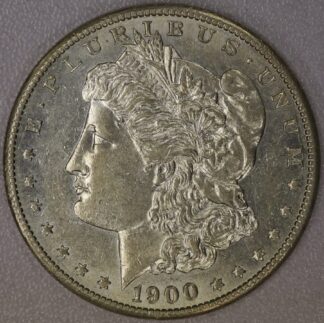 1900-S Morgan Silver Dollar AU Cleaned