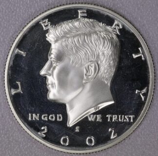 2002-S Proof Silver Kennedy Half Dollar