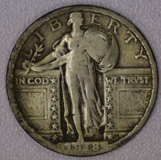 Auction- 1918-D Standing Liberty Quarter