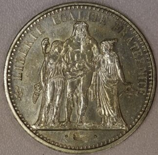 1965 France 10 Francs Hercules 90% Silver