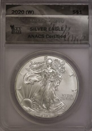 2020-W Silver Eagle ANACS MS70