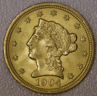 1904 Liberty Head 2 1/2 Dollar Gold