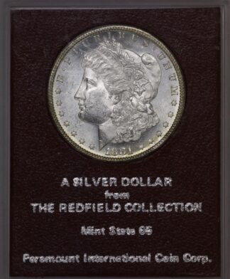 1881-S Morgan Silver Dollar Redfield Collection Holder #2