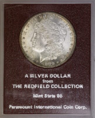 1880-S Morgan Silver Dollar Redfield Collection Holder #1