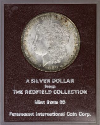 1880-S Morgan Silver Dollar Redfield Collection Holder #2