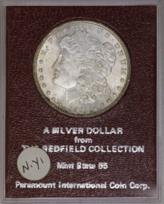 1896 Morgan Silver Dollar Redfield Collection Holder #5