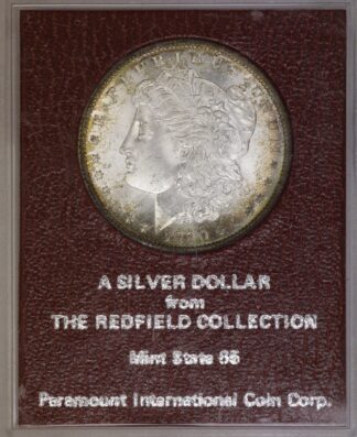 1880-S Morgan Silver Dollar Redfield Collection Holder #3