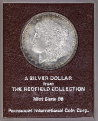 1881-S Morgan Silver Dollar Redfield Collection Holder #4