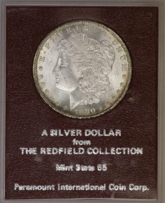 1880-S Morgan Silver Dollar Redfield Collection Holder #4