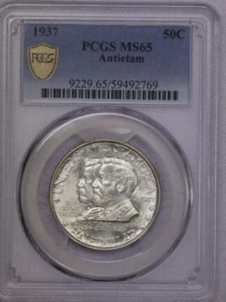 1937 Antietam Commemorative Half Dollar PCGS MS65