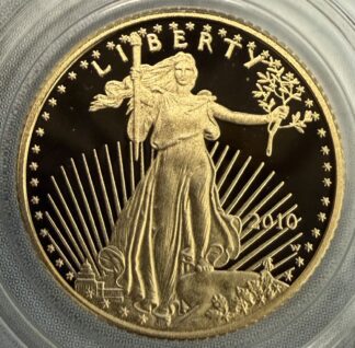 2010 Gold Eagle $10 Eagle 1/10 Ounce Proof Capsule Only