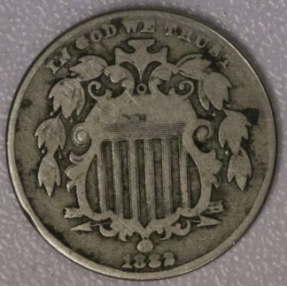 1882 Shield Nickel Fine