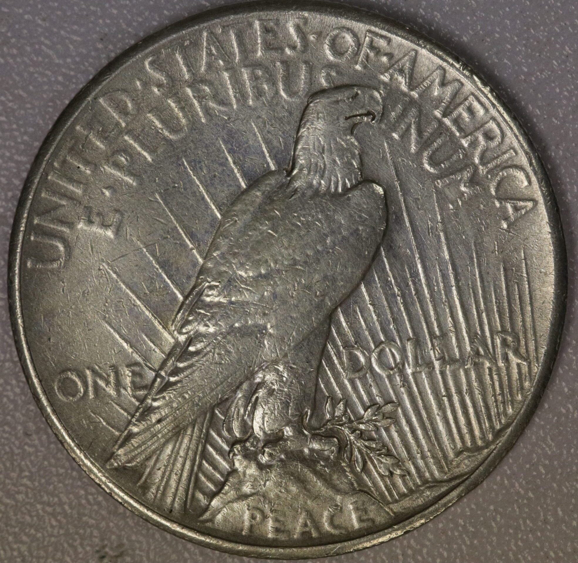 AUCTION- 1928 Peace Dollar Cleaned - Image 2