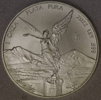 AUCTION-   2022 Mexico Onza One Troy Ounce .999 Silver
