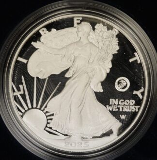 2025 P Proof Silver Eagle US Marine Privy OGP