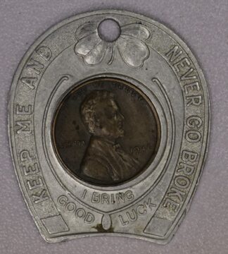 Auction- Lincoln Wheat Cent Good Luck Charm