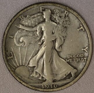 1916 Walking Liberty Half Dollar Very Good