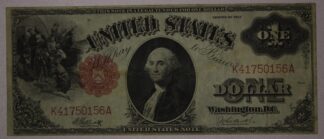 1917 One Dollar United States Note (Sawhorse Reverse)