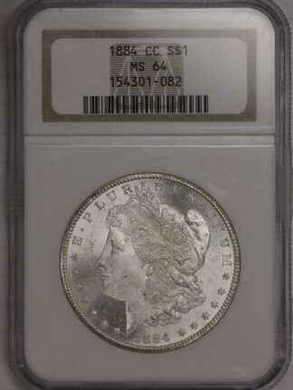 1884-CC Morgan Dollar NGC MS64