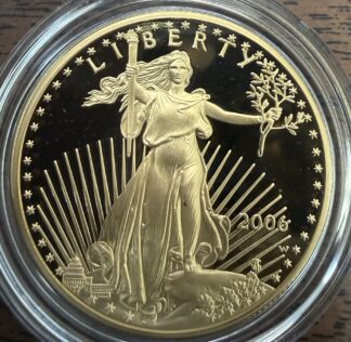 2006 Gold Eagle $50 Eagle 1 Ounce Proof Capsule Only