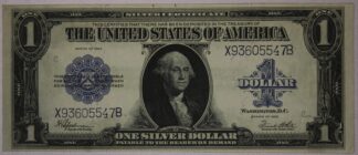 1923 One Dollar Silver Certificate XF-AU