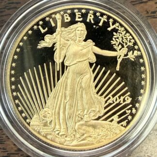 2019 Gold Eagle $50 Eagle 1 Ounce Proof Capsule Only