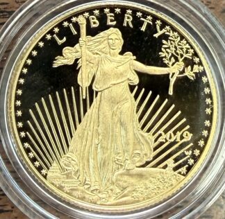 2019 Gold Eagle $25 Eagle 1/2 Ounce Proof Capsule Only
