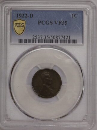 1922-D Lincoln Cent PCGS VF35