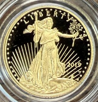 2019 Gold Eagle $10 Eagle 1/4 th Ounce Proof Capsule Only